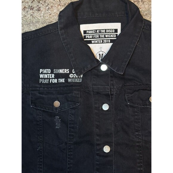 Panic! At The Disco Winter 2019 Pray For The Wicked Tour Jacket in Black Size M - Picture 2 of 5